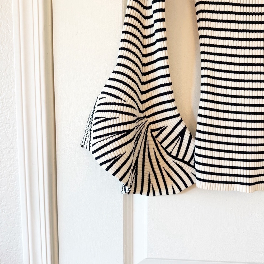 A.L.C. Aster Striped Long Sleeve Top NWT - Picture 4 of 13